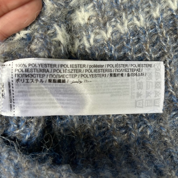 Mango Baby - Jacquard Knitted Sweater Blue - 2-3 years - Kids - Picture 8 of 14